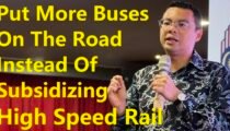 Lee Chean Chung: Put More Buses On The Road Instead Of Subsidizing High Speed Rail (HSR)