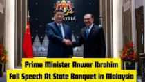 Anwar Ibrahim: Full Speech At Dinner Hosted In Honour Of Chinese President Xi JInping In Malaysiahttps://www.youtube.com/watch?v=g7Z4zJn3T6o